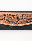 American Darling Wallet Hand Tooled Crocodile Embossed Genuine Leather Women Bag Western Handbag Purse