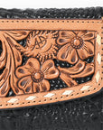 American Darling Wallet Hand Tooled Crocodile Embossed Genuine Leather Women Bag Western Handbag Purse