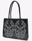 American Darling Tote Bag Beautifully Embosed Leather women