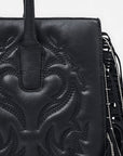 American Darling Tote Bag Beautifully Embosed Leather women