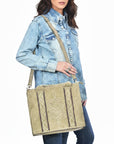American Darling Tote Genuine Suede Leather women bag western handbag