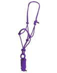 8 Ft Hilason Western Nylon Heavy-Duty Lead rope halters for horses bridle multi-colored
