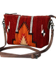 American Darling Cross Body Saddle Blanket Genuine Leather women bag western handbag purse