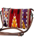 American Darling Cross Body Saddle Blanket Genuine Leather women bag western handbag purse