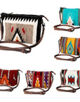 American Darling Cross Body Saddle Blanket Genuine Leather women bag western handbag purse