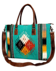 American Darling Tote Saddle Blanket Genuine Leather women bag western handbag purse