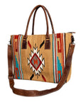 American Darling Tote Saddle Blanket Genuine Leather women bag western handbag purse