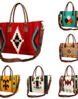 American Darling Tote Saddle Blanket Genuine Leather women bag western handbag purse