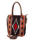 American Darling Tote Saddle Blanket Genuine Leather women bag western handbag purse