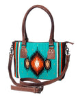 American Darling Tote Saddle Blanket Genuine Leather women bag western handbag purse