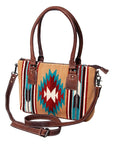 American Darling Tote Saddle Blanket Genuine Leather women bag western handbag purse