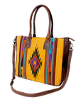 American Darling Tote Saddle Blanket Genuine Leather women bag western handbag purse