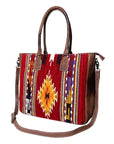 American Darling Tote Saddle Blanket Genuine Leather women bag western handbag purse