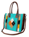 American Darling Tote Saddle Blanket Genuine Leather women bag western handbag purse