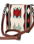American Darling ADBG1006A Large Crossbody Saddle Blanket Genuine Leather women bag western handbag purse