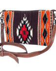 American Darling Cross Body Saddle Blanket Genuine Leather women bag western handbag purse