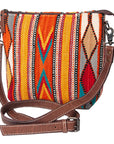 American Darling ADBG1009A Cross Body Saddle Blanket Genuine Leather women bag western handbag purse