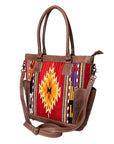 American Darling Tote Saddle Blanket Genuine Leather women bag western handbag purse