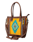 American Darling Tote Saddle Blanket Genuine Leather women bag western handbag purse