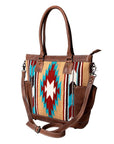 American Darling Tote Saddle Blanket Genuine Leather women bag western handbag purse