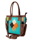American Darling Tote Saddle Blanket Genuine Leather women bag western handbag purse