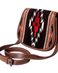 American Darling Cross Body Saddle Blanket Genuine Leather women bag western handbag purse