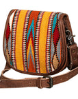 American Darling Cross Body Saddle Blanket Genuine Leather women bag western handbag purse