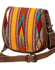 American Darling Cross Body Saddle Blanket Genuine Leather women bag western handbag purse