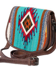 American Darling Cross Body Saddle Blanket Genuine Leather women bag western handbag purse
