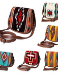 American Darling Cross Body Saddle Blanket Genuine Leather women bag western handbag purse