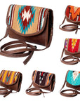 American Darling Messenger Saddle Blanket Genuine Leather women bag western handbag purse