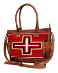 American Darling Tote Saddle Blanket Genuine Leather women bag western handbag purse
