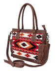 American Darling Tote Saddle Blanket Genuine Leather women bag western handbag purse