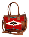 American Darling Tote Saddle Blanket Genuine Leather women bag western handbag purse