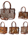American Darling ADBG1019A Tote Hair On Genuine Leather women bag western handbag purse