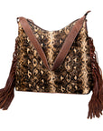 American Darling ADBG1020A Hobo Hair-On Genuine Leather women bag western handbag purse