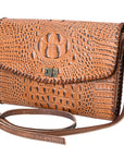 ADBG1023A American Darling Coin Purse Crocodile embossed Genuine Leather women bag western handbag purse