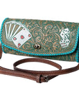 American Darling Wallet Hand Tooled Genuine Leather women bag western handbag purse