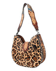 American Darling Hobo Hand Tooled Hair-On Genuine Leather women bag western handbag purse