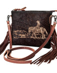 American Darling Small Crossbody Genuine Leather women bag western handbag purse