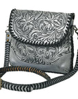 American Darling Small Crossbody Hand Tooled Genuine Leather women bag western handbag purse