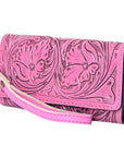 American Darling Clutch Hand Tooled Genuine Leather women bag western handbag purse
