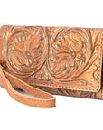 American Darling Clutch Hand Tooled Genuine Leather women bag western handbag purse