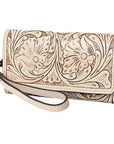 American Darling Clutch Hand Tooled Genuine Leather women bag western handbag purse