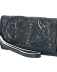 American Darling Clutch Hand Tooled Genuine Leather women bag western handbag purse