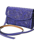 American Darling Wallet Hand Tooled Genuine Leather women bag western handbag purse