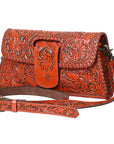 American Darling Wallet Hand Tooled Genuine Leather women bag western handbag purse