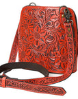 American Darling Cross Body Hand Tooled Genuine Leather women bag western handbag purse