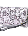 American Darling Clutch Hand Tooled Genuine Leather women bag western handbag purse