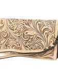 American Darling Clutch Hand Tooled Genuine Leather women bag western handbag purse